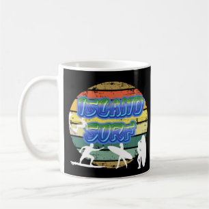 Taza De Café Sol, arena y surf