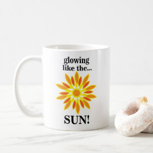 Taza De Café Sol Brillando Como El Sol