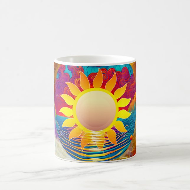Taza De Café Sol cósmico (Centro)