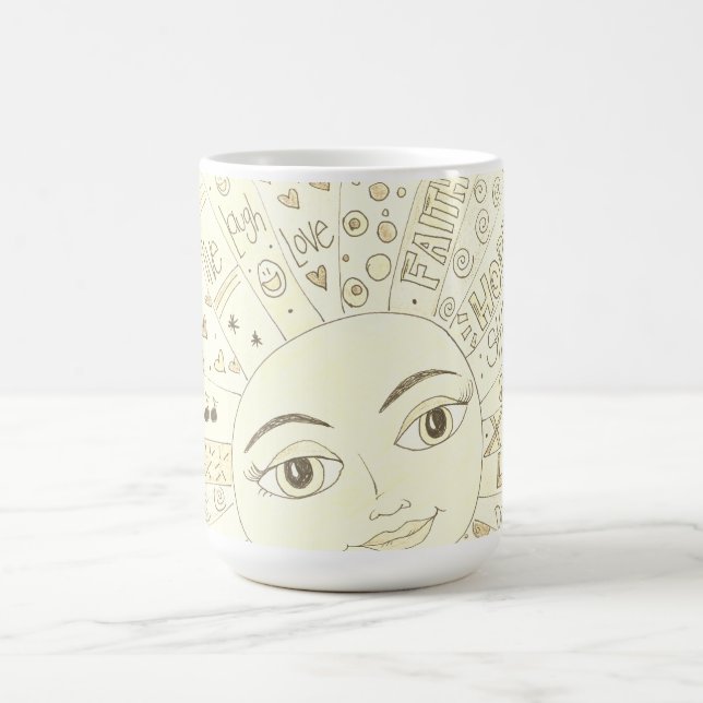 Taza De Café Sol de graffiti motivacional - NUEVO (Centro)