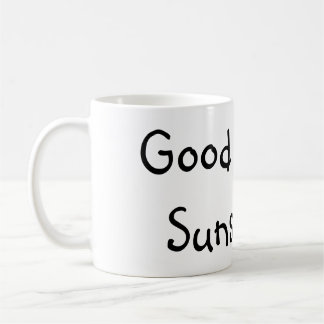 Taza De Café Sol de la buena mañana. (: