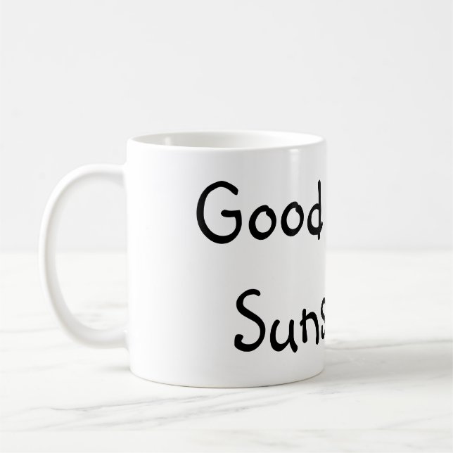 Taza De Café Sol de la buena mañana. (: (Izquierda)