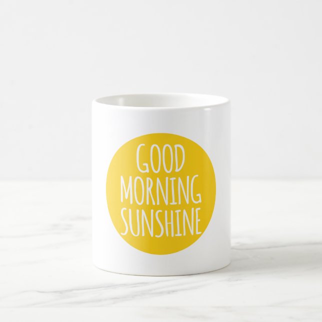 Taza De Café Sol de la buena mañana (Centro)