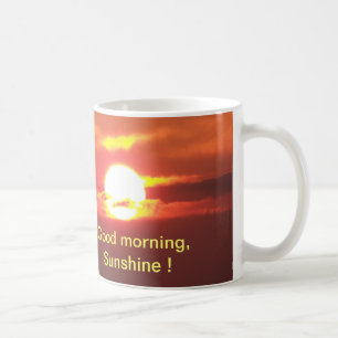 Taza De Café Sol de la buena mañana
