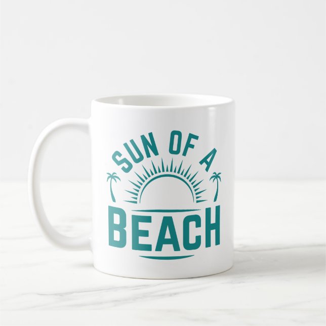 Taza De Café Sol De Playa (Izquierda)