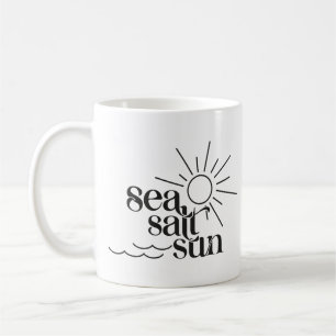 Taza De Café Sol de sal marina