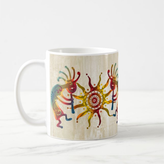 Taza De Café SOL DEL DÚO DE KOKOPELLI + sus ideas (Izquierda)
