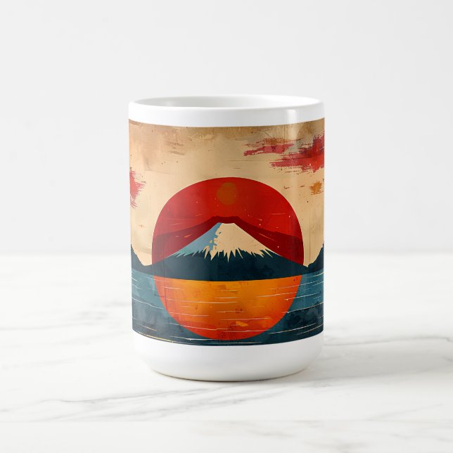 Taza De Café Sol emergente - Diseño 2 (Centro)