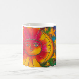 TAZA DE CAFÉ SOL, LA LUNA Y LAS ESTRELLAS