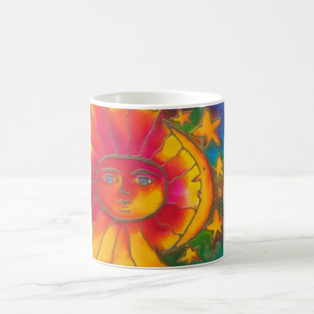TAZA DE CAFÉ SOL, LA LUNA Y LAS ESTRELLAS (Centro)
