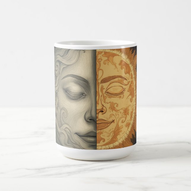 Taza De Café sol luna (Centro)