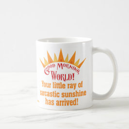 Taza De Café Sol sarcástica
