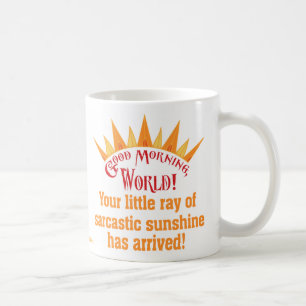 Taza De Café Sol sarcástica