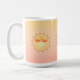 Taza De Café Sol sonriente