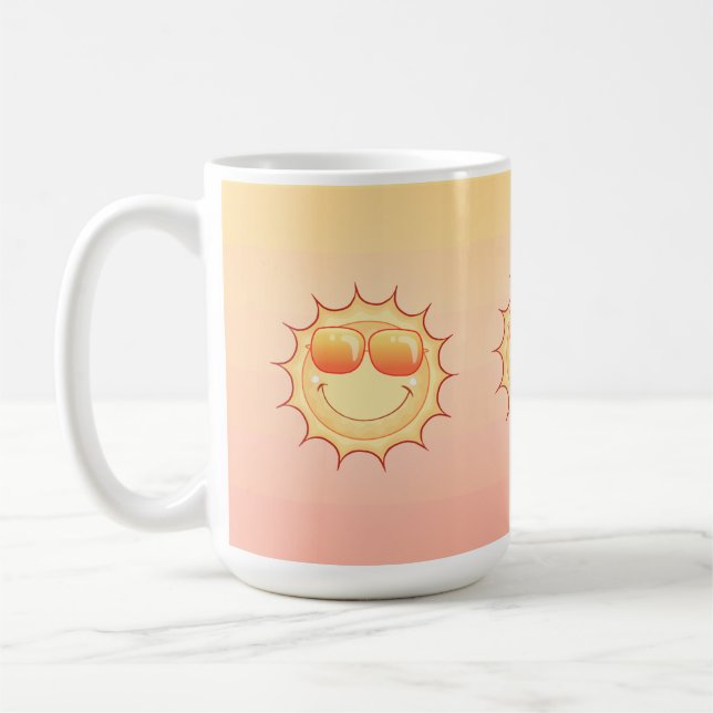 Taza De Café Sol sonriente (Izquierda)