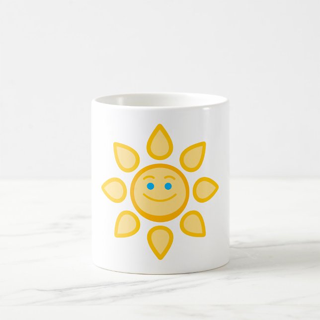 Taza De Café Sol Sonriente Feliz Luz del Sol (Subido por el creador)