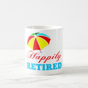 Taza De Café Sol y diversión para el jubilado feliz