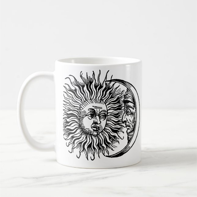 Taza De Café Sol y luna medievales (Izquierda)