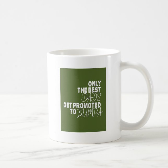 Taza De Café Solamente los mejores papás consiguen promovidos a (Derecha)