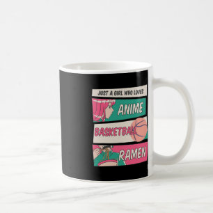 Taza De Café Solamente un Chica que ama el basketball de Anime 