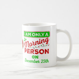 Taza De Café Solamente Una Persona De La Mañana El 25 De Dicie