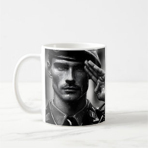Taza De Café Soldado francés brillante