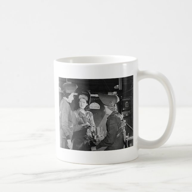 Taza De Café Soldadores de las mujeres (Derecha)