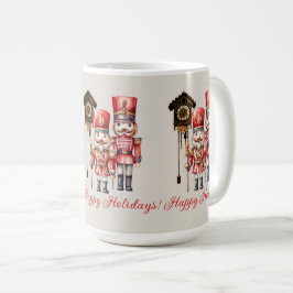 Taza De Café Soldados desnudos Felices Fiestas