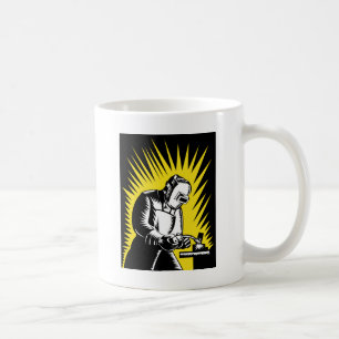 Taza De Café soldadura del trabajador del soldador