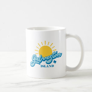 Taza De Café Soleado! Isla Galveston Texas