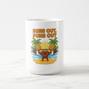 Taza De Café Soles Afuera Chistes Afuera Verano Divertido Coc