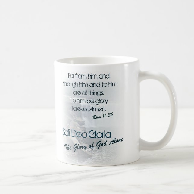 Taza De Café Soli Deo Gloria/la gloria de dios solamente (Derecha)