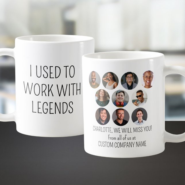 Taza De Café Solía Trabajar Con Leyendas 10 Foto De Coworker (I Used To Work With Legends 10 Coworker Photo Coffee Mug
)