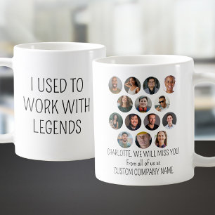Taza De Café Solía Trabajar Con Leyendas 14 Foto De Compañero D