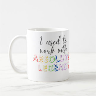 Taza De Café Solía trabajar con leyendas absolutas