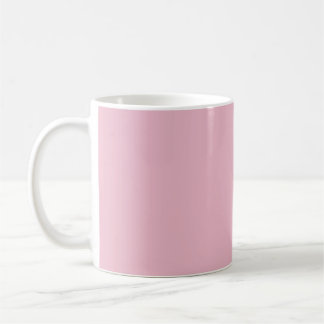 Taza De Café Solid Soft Blush Pink Mug