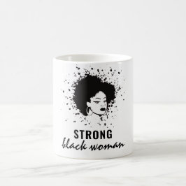 Taza De Café Sólida mujer negra clásica Mug