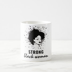 Taza De Café Sólida mujer negra clásica Mug