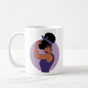 Taza De Café Sólida mujer negra Mug