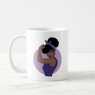 Taza De Café Sólida mujer negra Mug