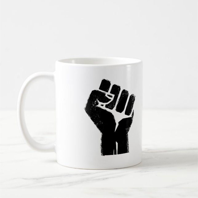 Taza De Café Solidaridad racial (Izquierda)