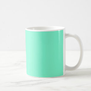 Taza De Café Sólido, menta, verde, liso
