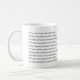 Taza De Café Soliloquio de Hamlet