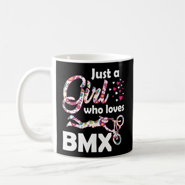 Taza De Café Sólo A Quien Le Encanta Bmx Bmx Biking Biker (Izquierda)