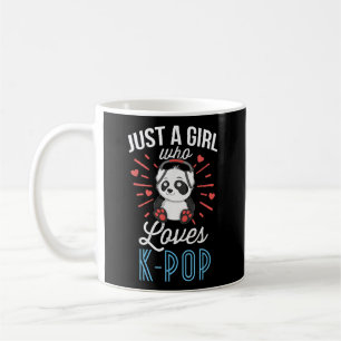 Taza De Café Solo A Quien Le Encanta La Mercadería K-Pop Panda 