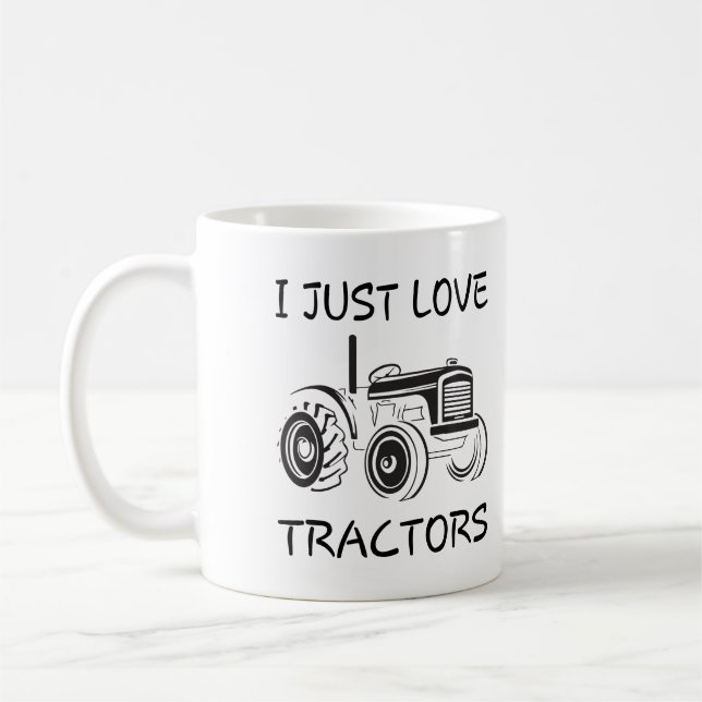 Taza De Café Solo amo a los tractores (Izquierda)
