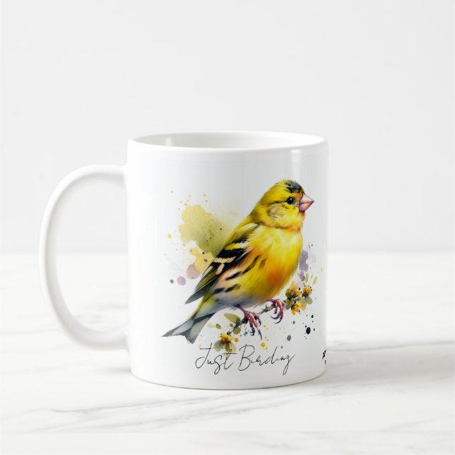 Taza De Café Sólo Ave/Alumno Amarillo (Izquierda)
