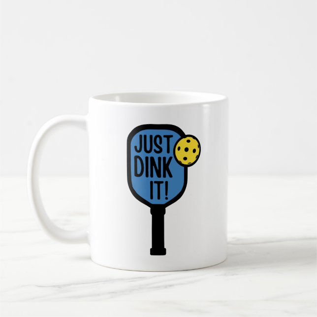 TAZA DE CAFÉ SÓLO BAÑARSE EN PICKLEBALL (Izquierda)