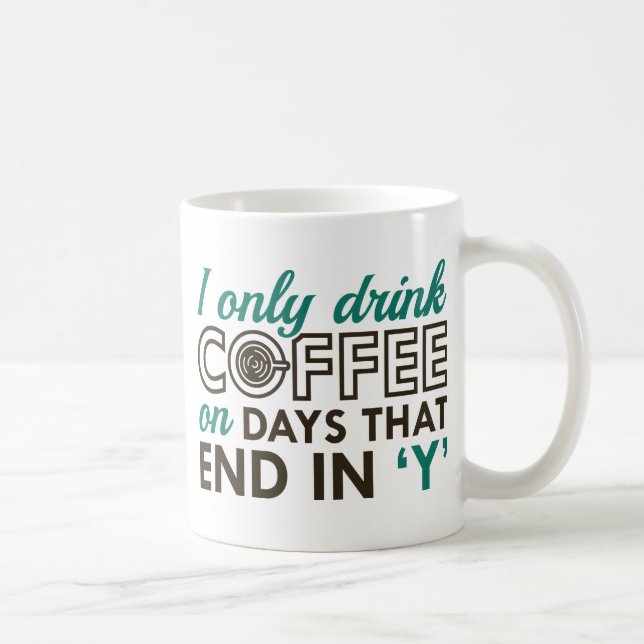 Taza De Café Solo Bebo Café (Derecha)