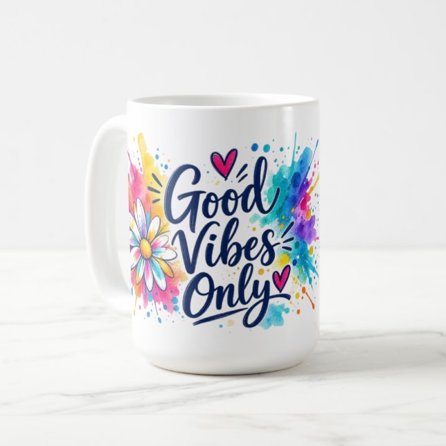 Taza De Café Sólo Buenos Sentimientos (Anverso izquierdo)
